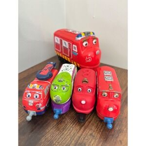 5 Pc Lot Chuggington Train Set Toy Wilson Brewster Koko Zephie Action Figures